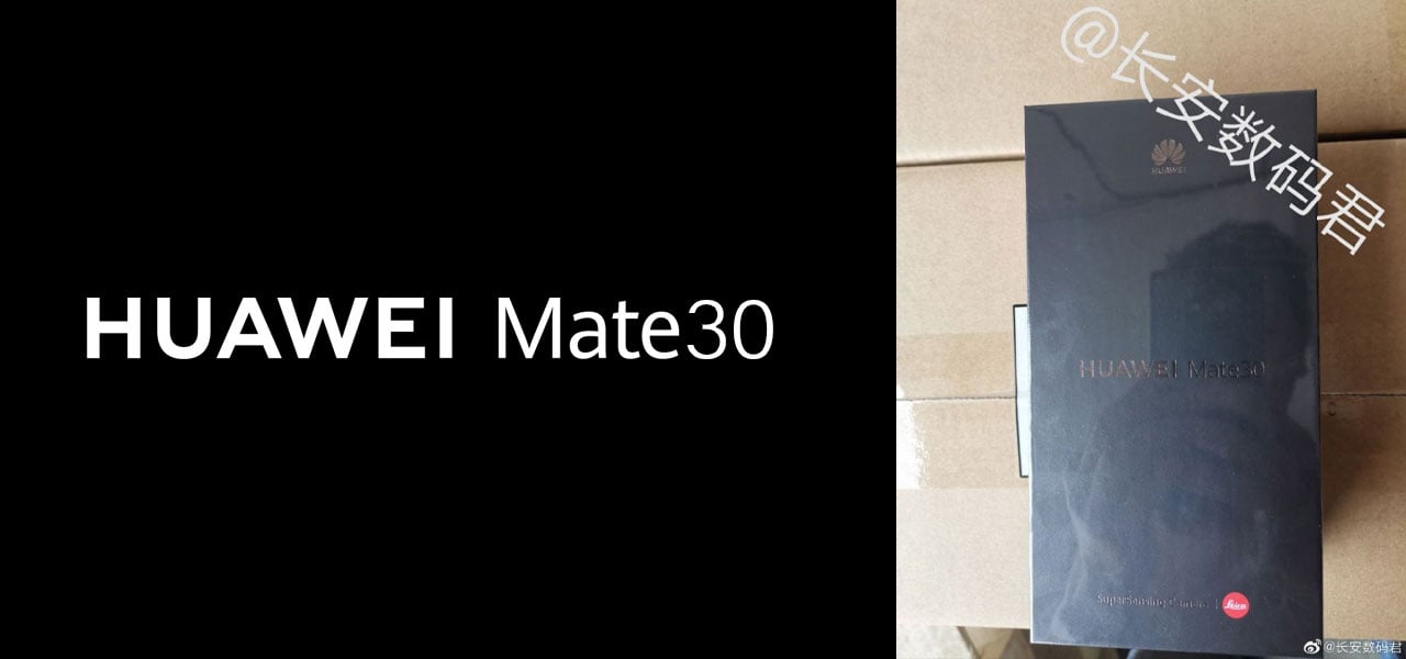 Huawei Mate 30 photo leak