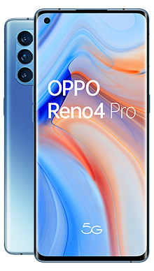 Oppo Reno4 Pro 5G 128GB Galactic Blue