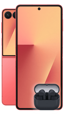 Samsung Galaxy Z Flip7 256GB Coral Red