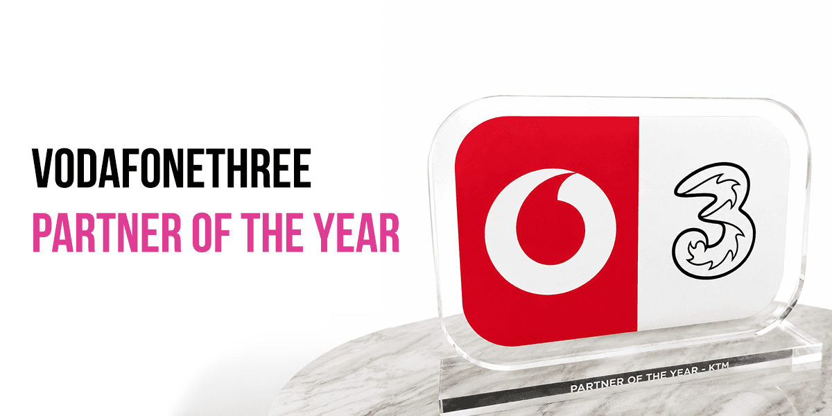 Partner of the year award: VodafoneThree