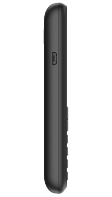 Alcatel 1066 Black Side