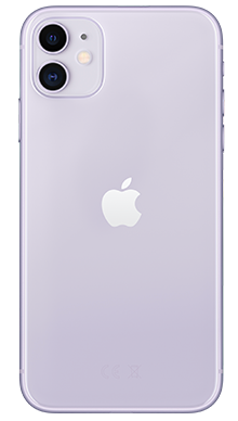 Apple iPhone 11 64GB Purple Back