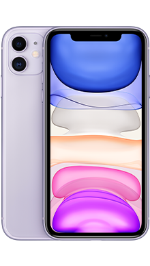 Apple iPhone 11 64GB Purple Front