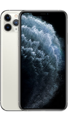 Apple iPhone 11 Pro Max 64GB Silver Front