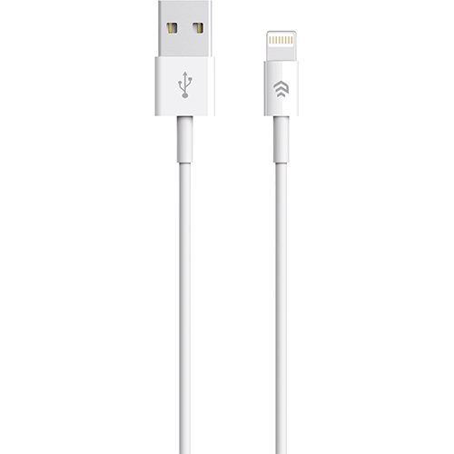 iPhone Lightning Cable 1m White Devia Back