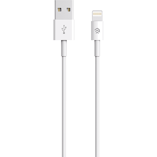 iPhone Lightning Cable 1m White Devia Back