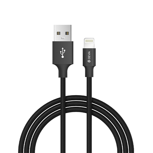 iPhone Lightning Cable 1m Black Devia
