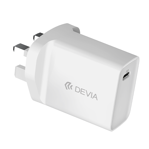 White Fast Charge Type 20W C Plug Devia