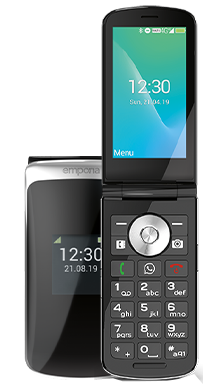 Emporia V188 TOUCHsmart 2 Black Silver