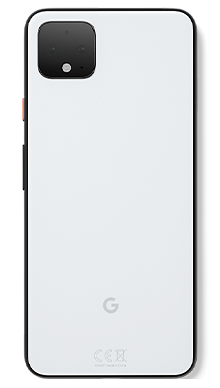 Google Pixel 4XL 64GB Clearly White Back