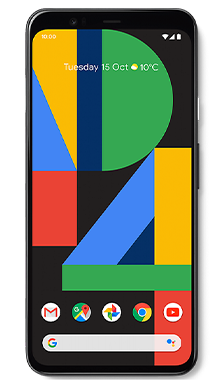 Google Pixel 4XL 64GB Clearly White Front