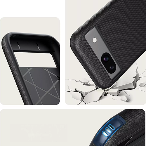 Google Pixel 8a ProGrip Case Black Front
