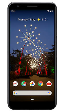 Google Pixel 3a XL 64GB Just Black Front
