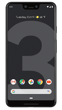 Google Pixel 3 XL 64GB Just Black Front
