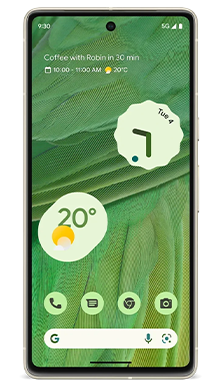 Google Pixel 7 128GB in Lemongrass