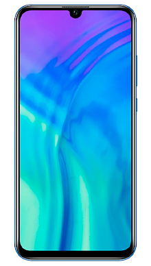 Honor 20 Lite Phantom Blue Front