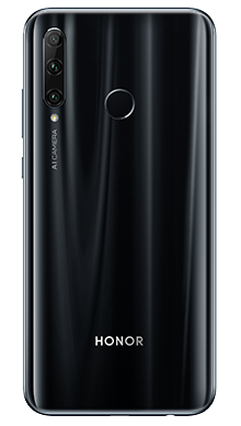Honor 20e 64GB Midnight Black Back