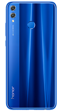 Honor 8X Blue Back