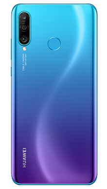 Huawei P30 Lite Peacock Blue Back
