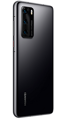 Huawei P40 128GB 5G Midnight Black Side