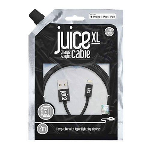 Juice 2M Lightning Cable Black