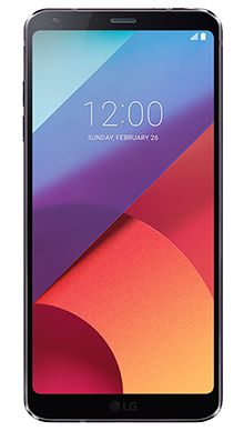 LG Q6 Black Front