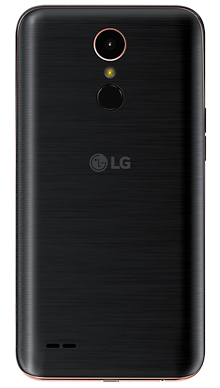 LG K10 2017 Black Back