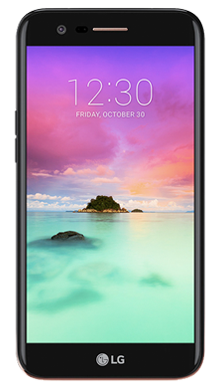 LG K10 2017 Black Front