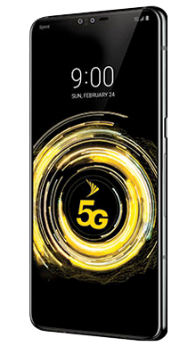 LG V50 ThinQ 5G 128GB Astro Black Side