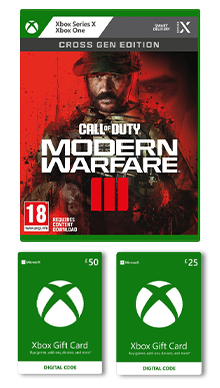 Microsoft Xbox Call Of Duty - MW3 Gift Card