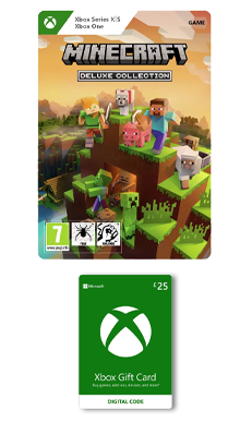 Microsoft Xbox Minecraft Deluxe Gift Card