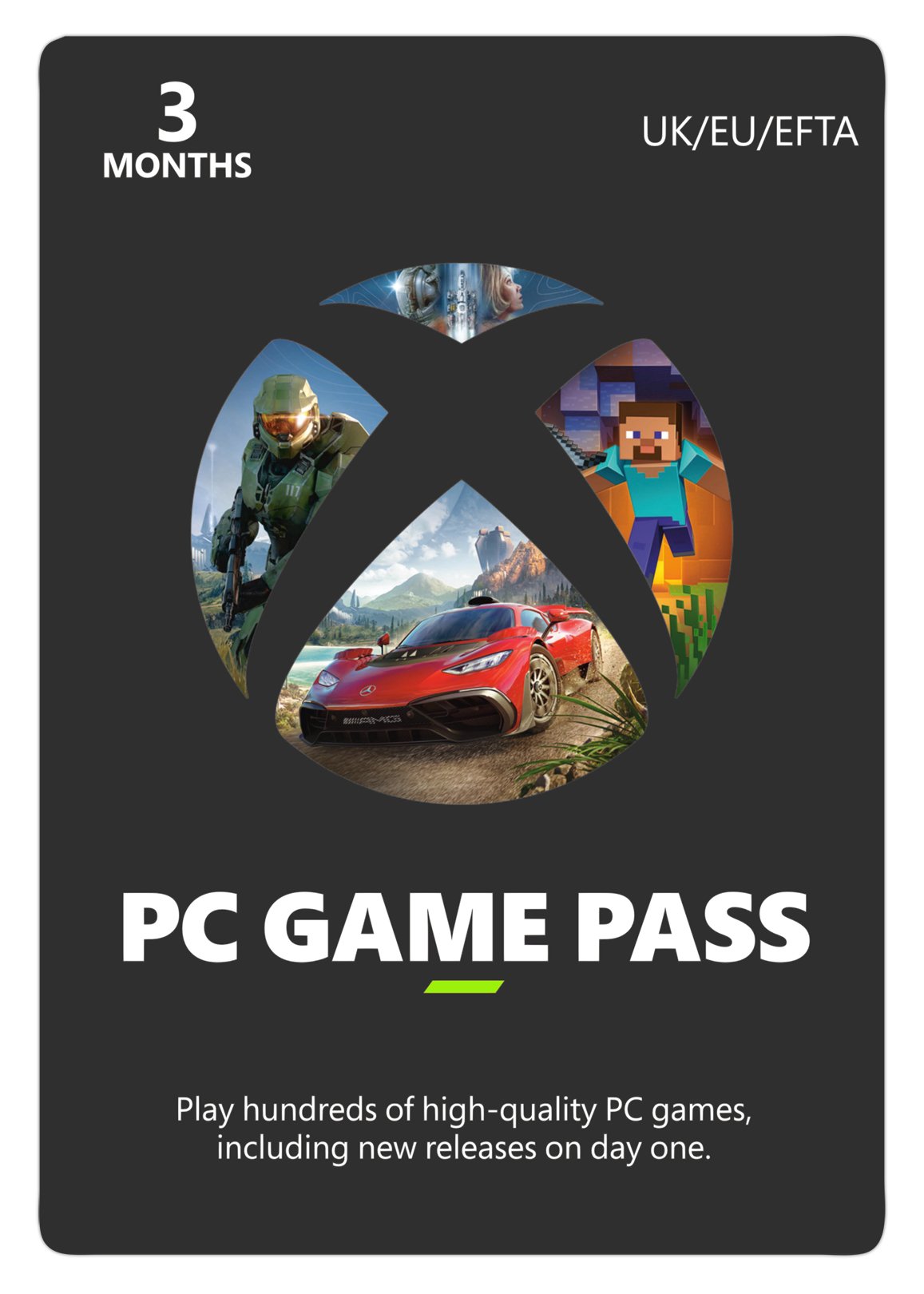 Microsoft PC Game Pass - 3 Month Front