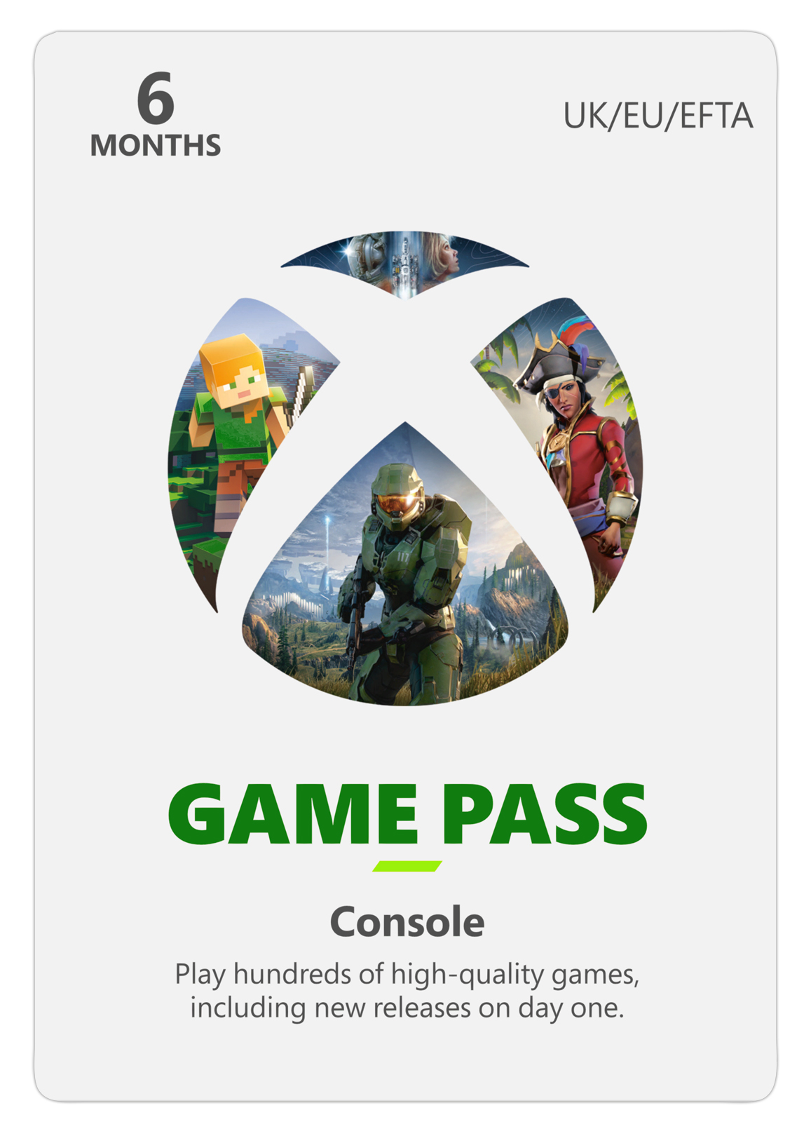 Xbox Game Pass - 6 Months Front