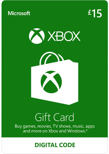 Microsoft Xbox Live Gift Card UK 15 GBP
