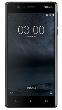 Nokia 3 Black Front