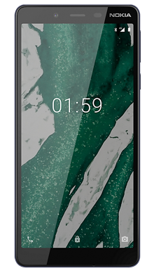 Nokia 1 Plus Black Front