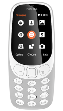 Nokia 3310 Grey Front