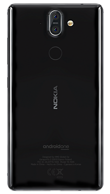 Nokia 8 Sirocco Black Back