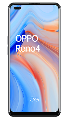Oppo Reno4 5G 128GB Space Black Front