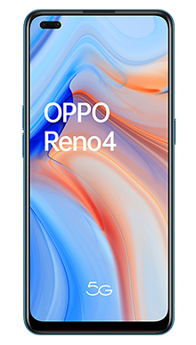 Oppo Reno4 5G 128GB Galactic Blue Front