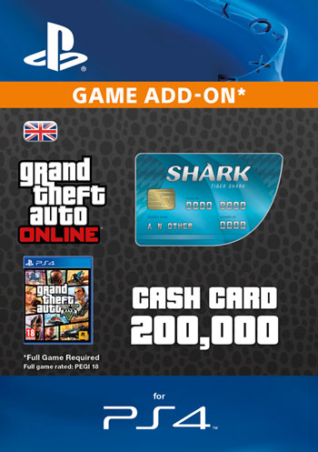 GTA - Tiger Shark Cash Card PS4