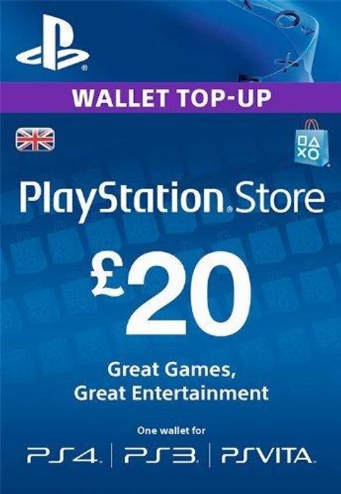 PSN Wallet Top Up - £20.00