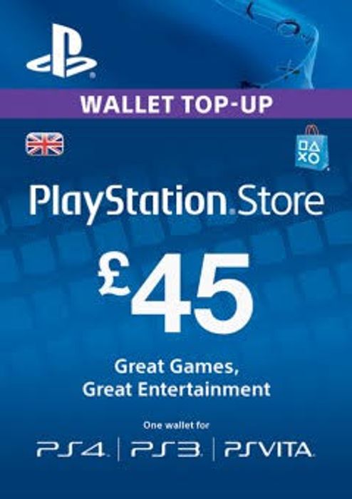 PSN Wallet Top Up - £45.00