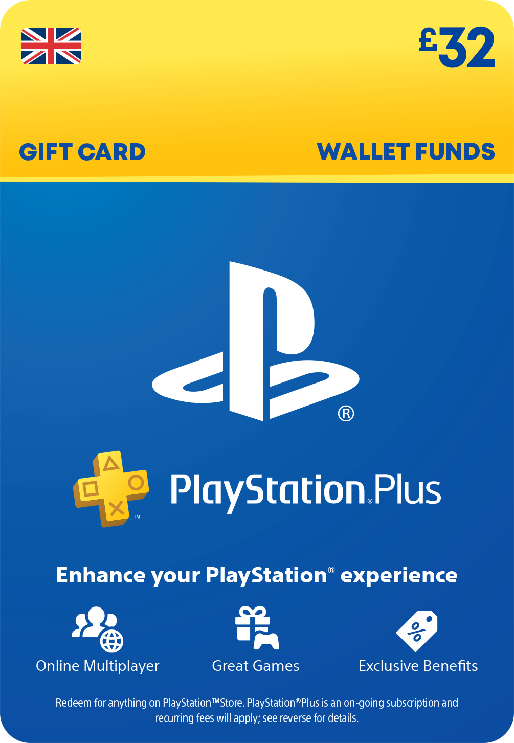 £32 PlayStation™Store Gift Card