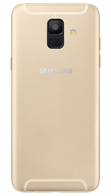 Samsung Galaxy A6 Gold Back