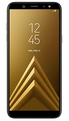 Samsung Galaxy A6 Gold Front