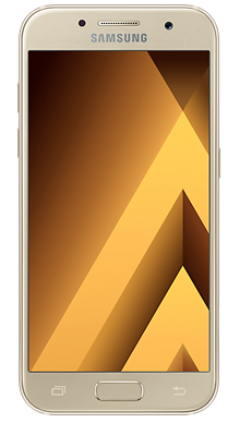 Samsung Galaxy A3 2017 Gold Front