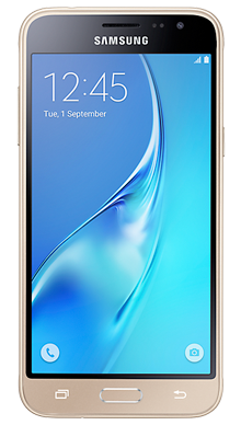 Samsung Galaxy J3 Gold Front