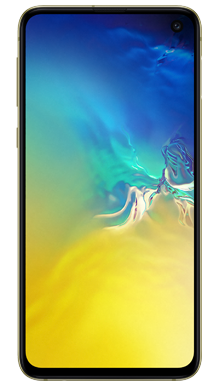Samsung Galaxy S10e 128GB Canary Yellow Front
