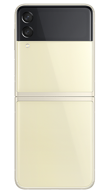 Samsung Galaxy Z Flip 3 5G 128GB Cream Back